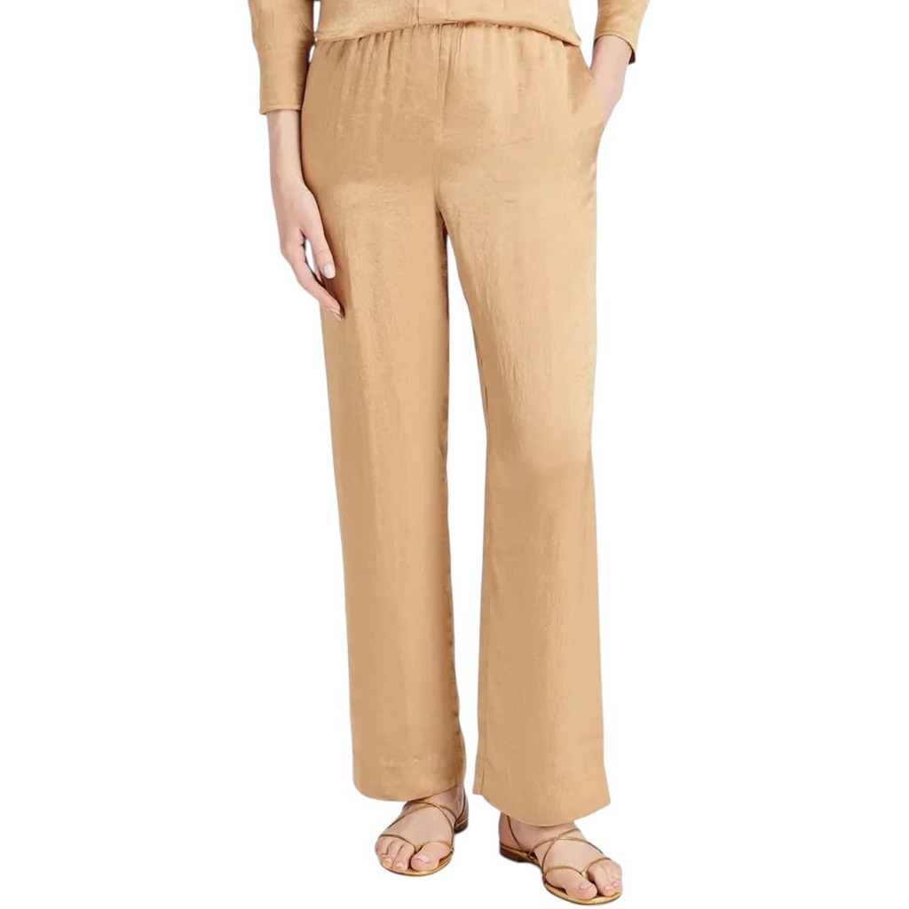 Nwt Solid And Striped The Ellis Pant-Gold In Champagne Size M